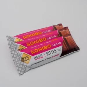 TRI PACK CHOCOLATE KONIBO BITTER 62% CACAO x 120 GR